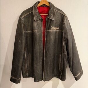 Disney Vintage Distressed leather jacket